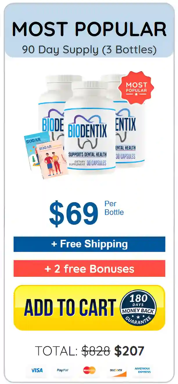 BioDentix 3 bottle pricing